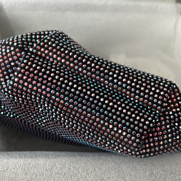 NEW Jimmy Choo Bonny All-Over Crystal Mini Top Handle Bag, New w/Tag in Box - Picture 8 of 13